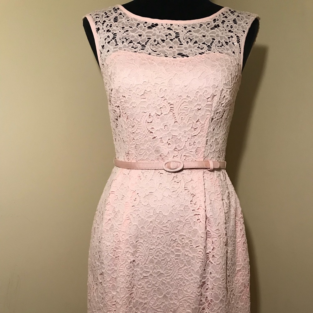 Beautiful pink lace dress